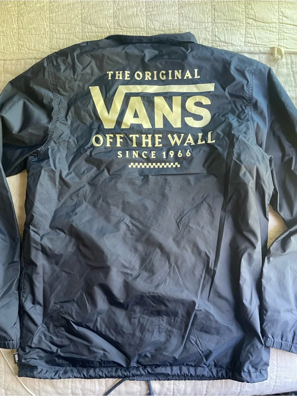 Vans black windbreaker